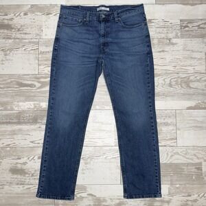 Signature Levi Strauss Jeans Mens 33x30 Blue Athletic Straight Denim Stretch